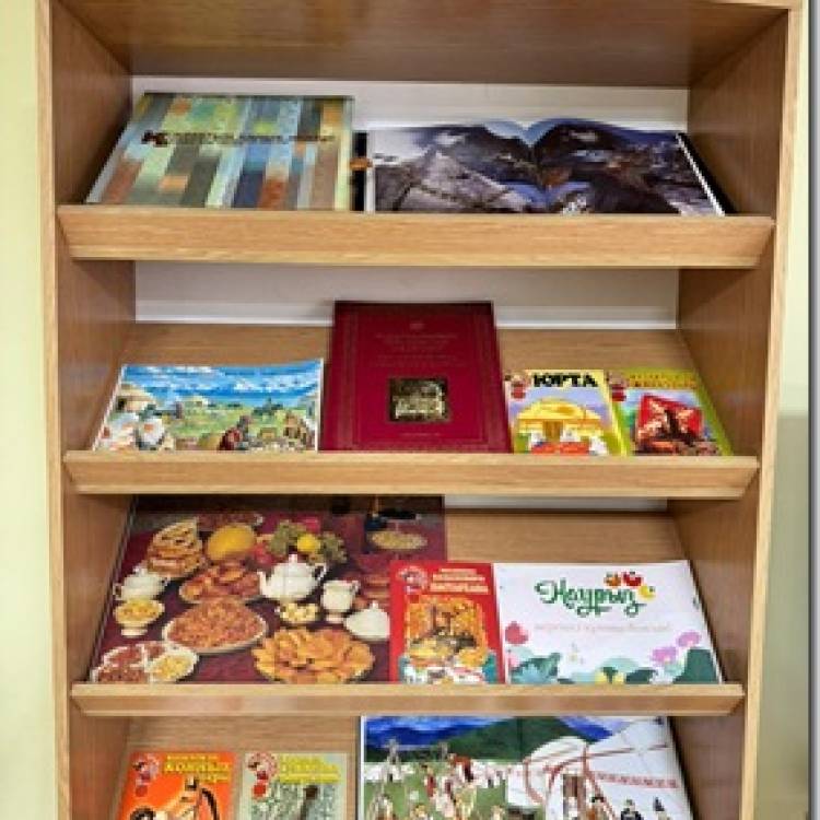 Иллюстрированная книжная выставка “Жыл басы–Наурыз мерекесі”